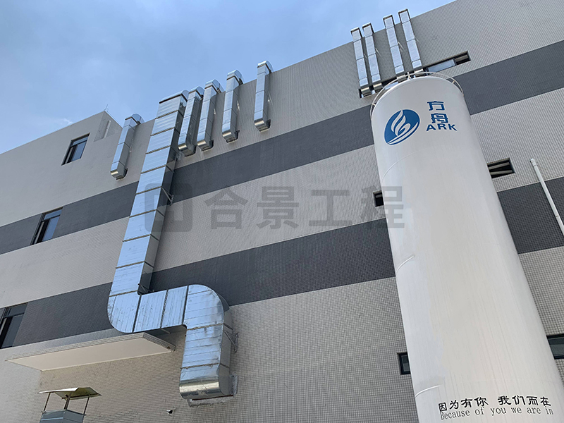 東莞盈灃科技有限公司工程緊鑼密鼓施工中，為迎接竣工全力奮戰！