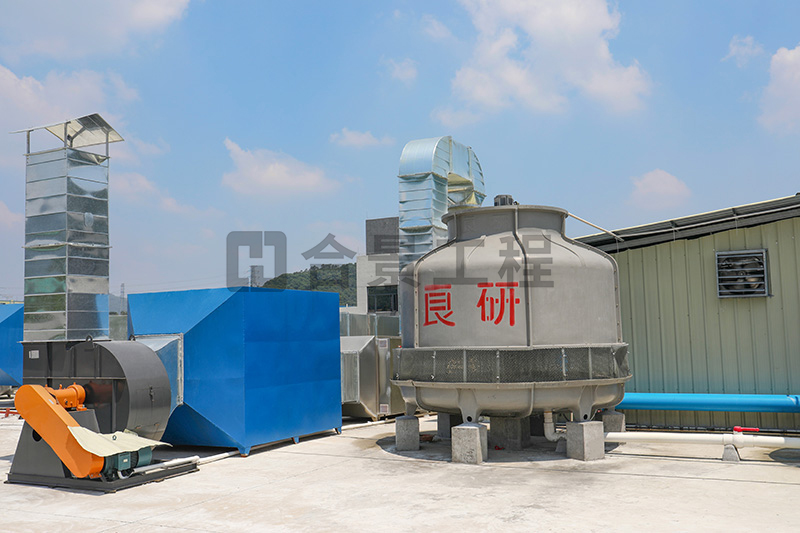 東莞盈灃科技有限公司工程緊鑼密鼓施工中，為迎接竣工全力奮戰！