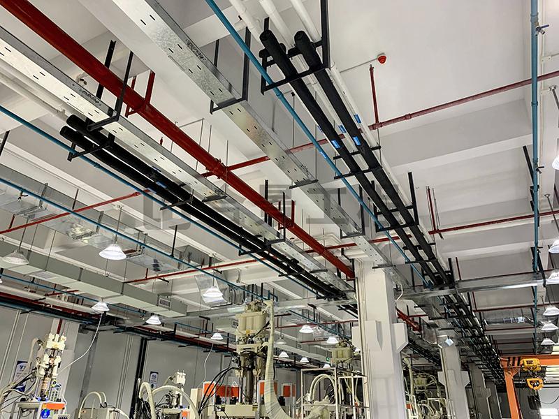 東莞盈灃科技有限公司工程緊鑼密鼓施工中，為迎接竣工全力奮戰！